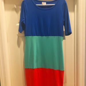 LulaRoe stretchy Julia dress M